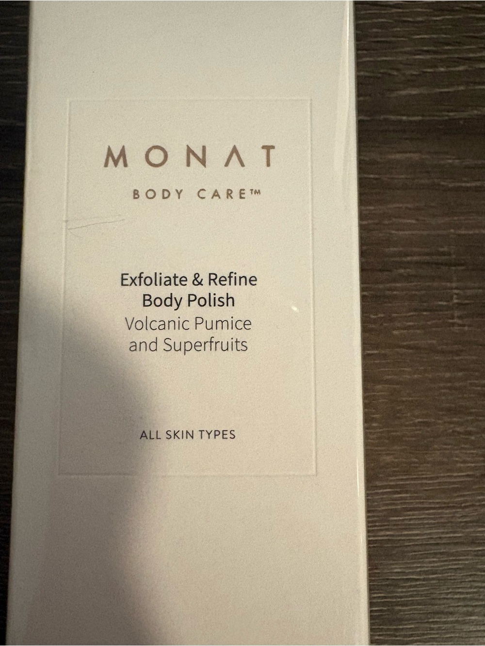 MONAT Exfoliate & Refine Body Polish – White